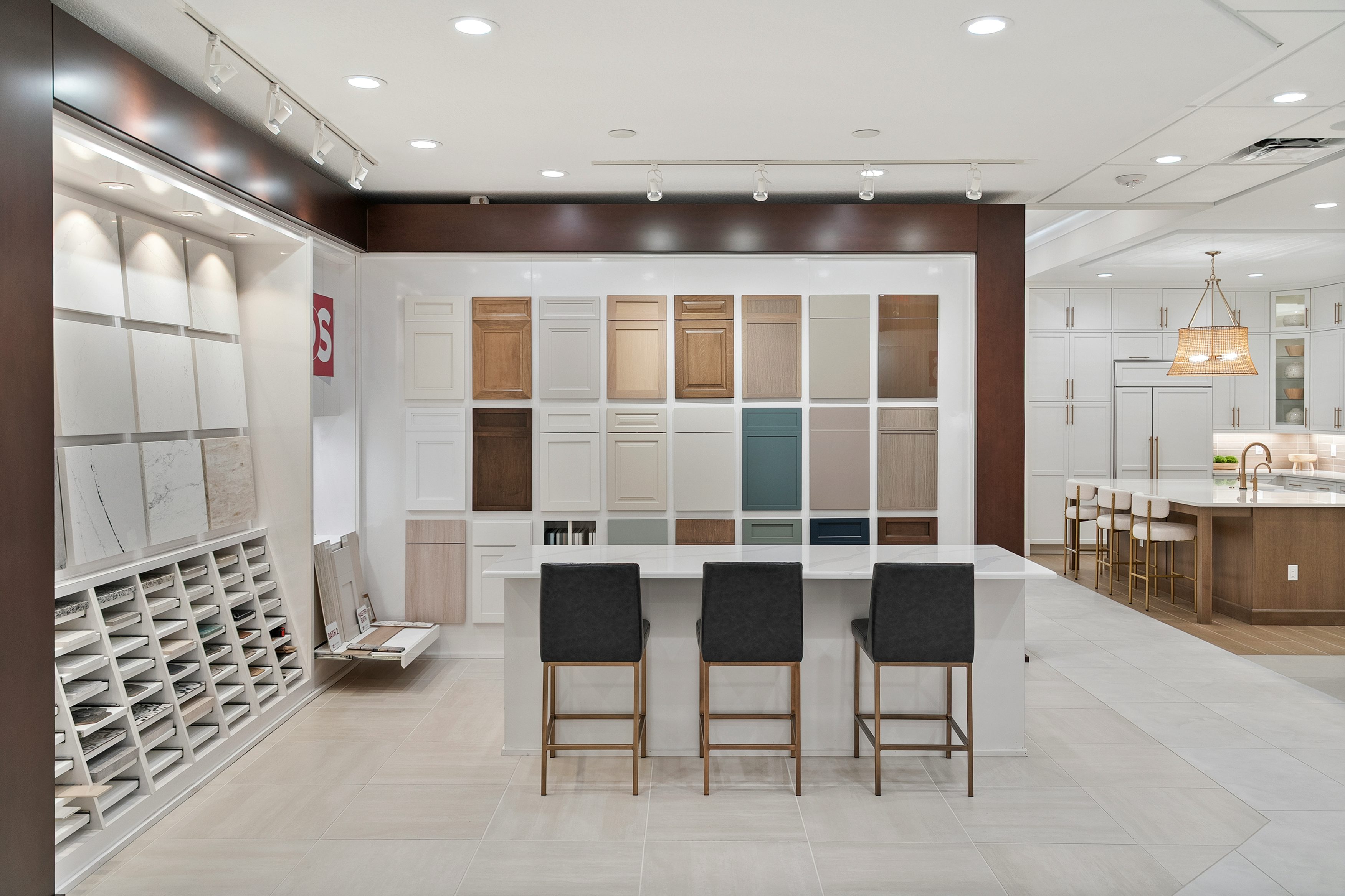 Workspace with Flooring, Tile & Cabinets | Design Studio