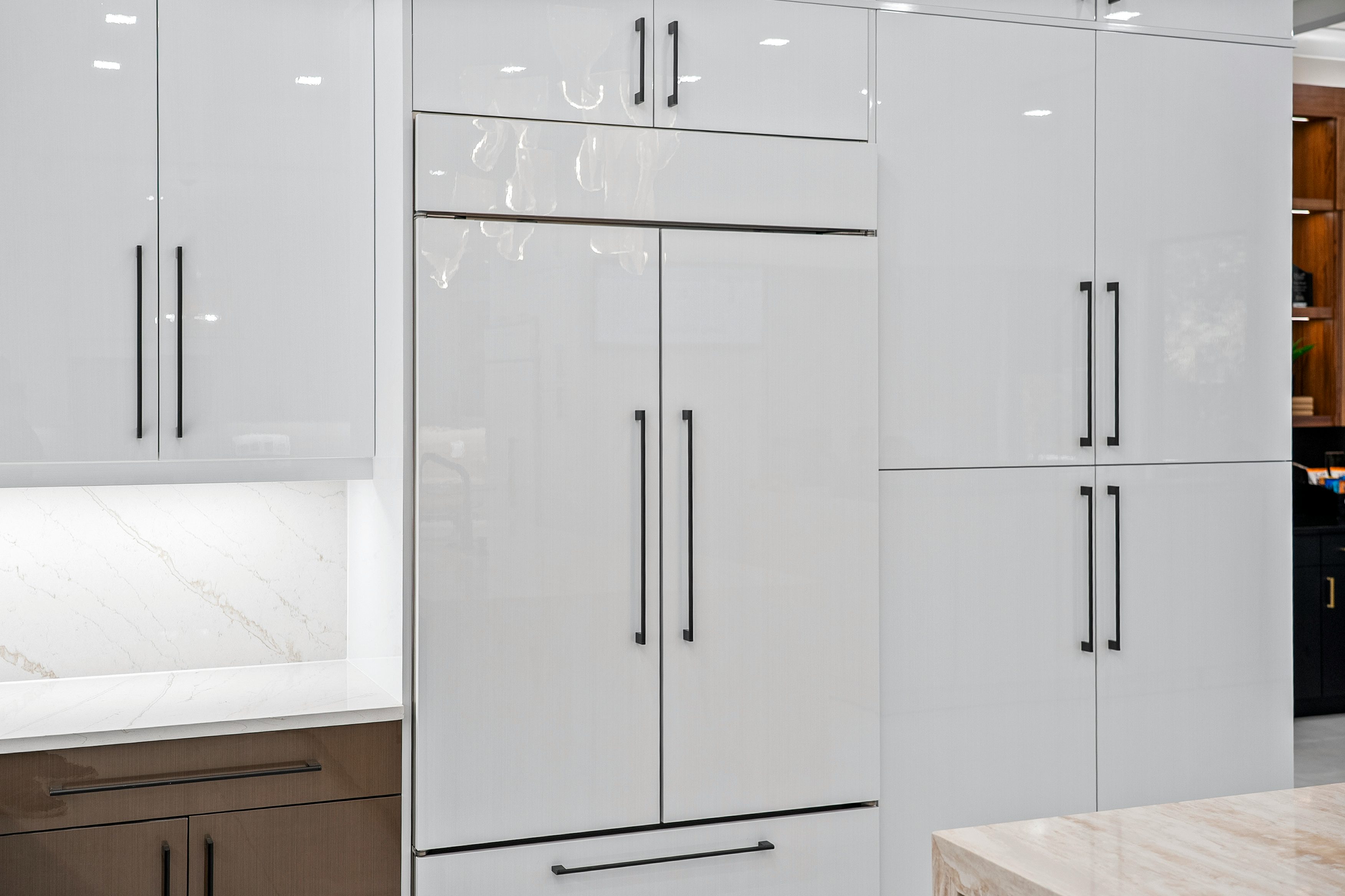 High Gloss Cabinet Front Refrigerator | Design Studio
