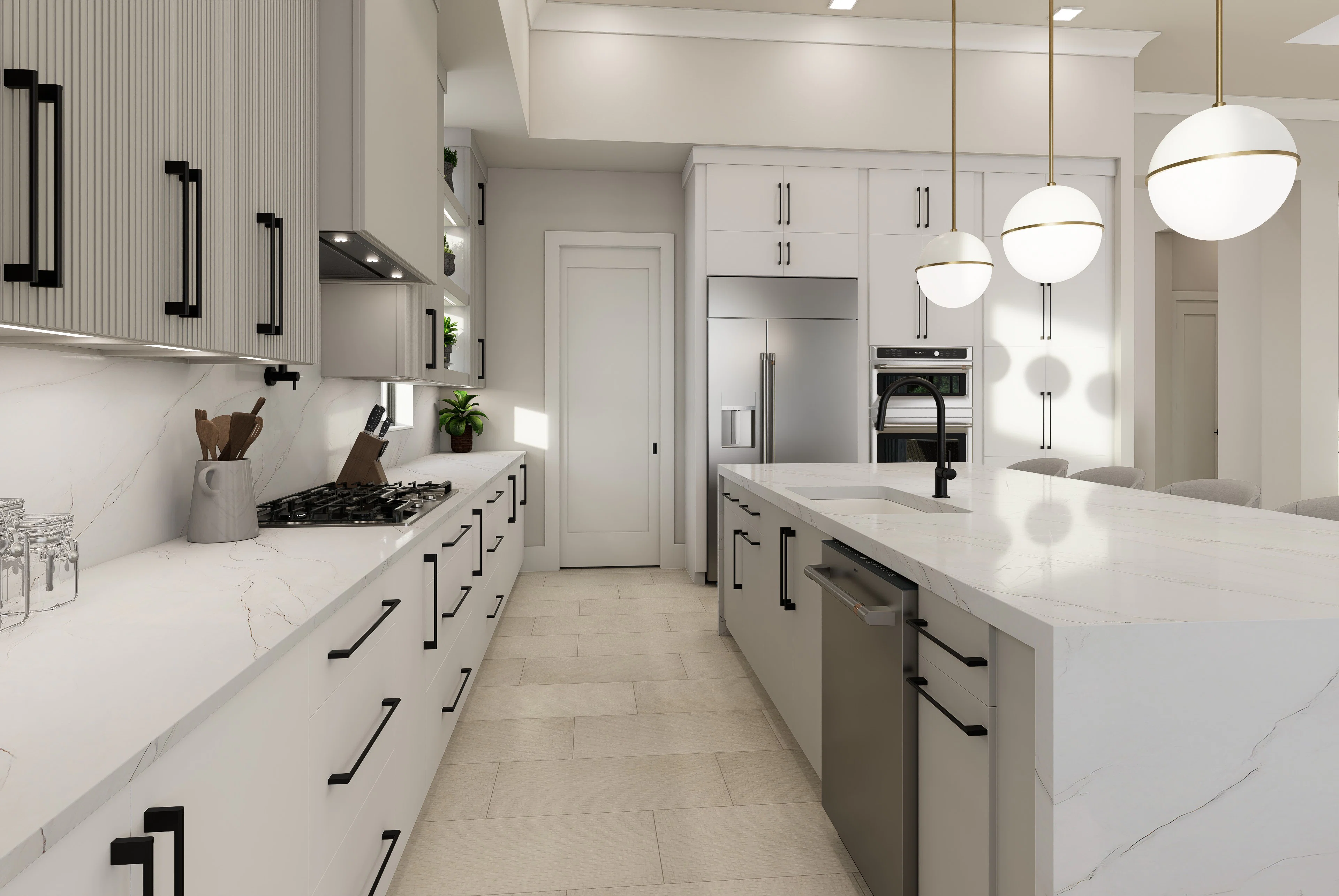 Kitchen Virtually Rendered | Wavecrest
