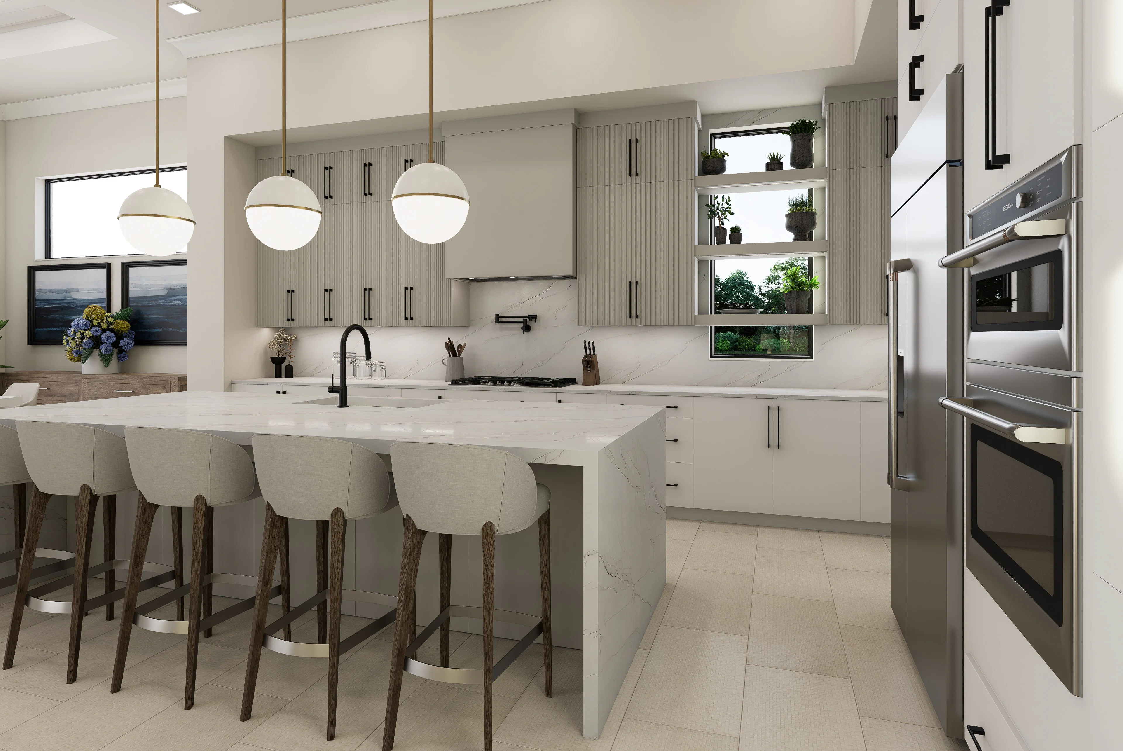 Kitchen Virtually Rendered | Wavecrest