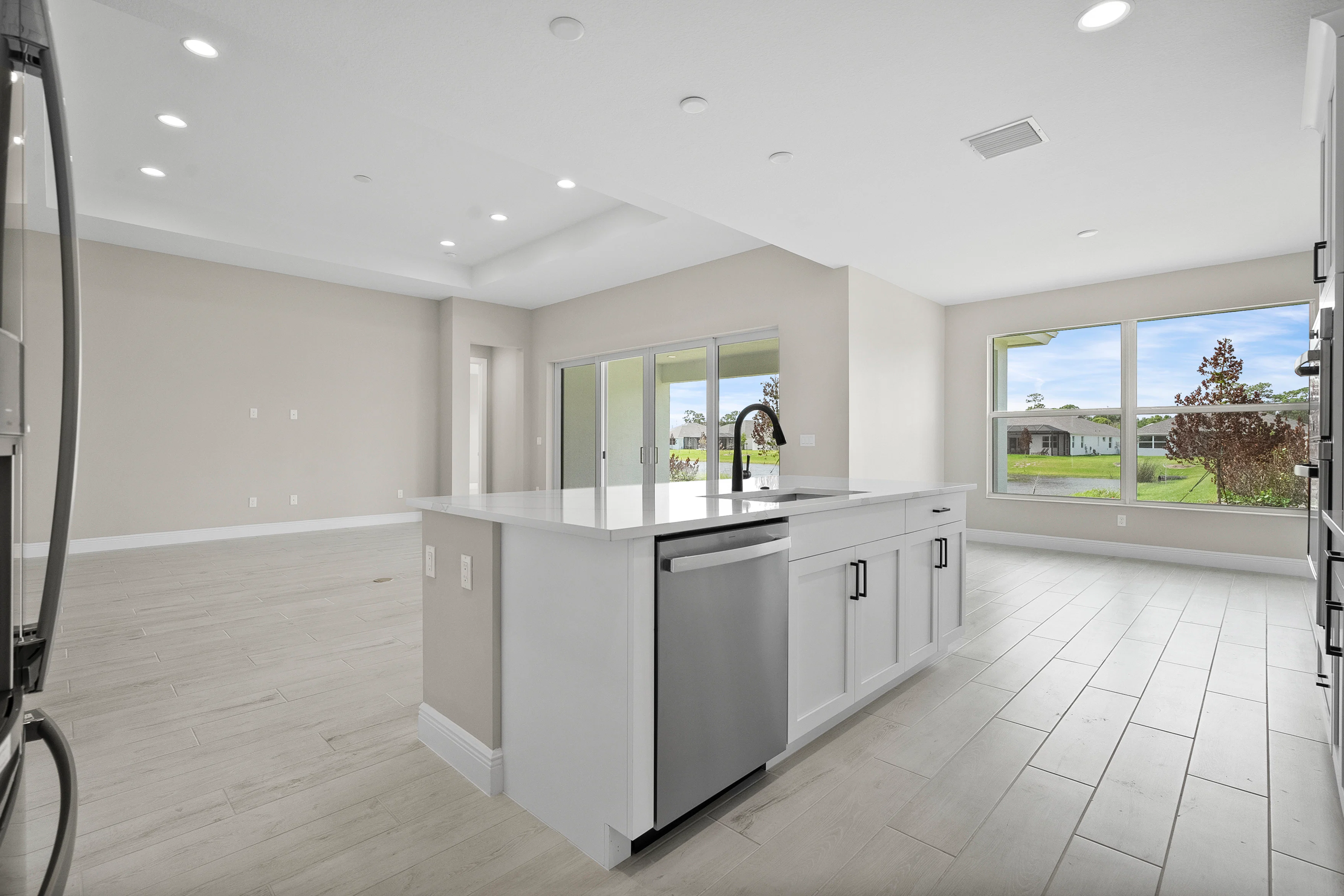 Kitchen to Dining and Great Room | 6414 High Pointe Circle