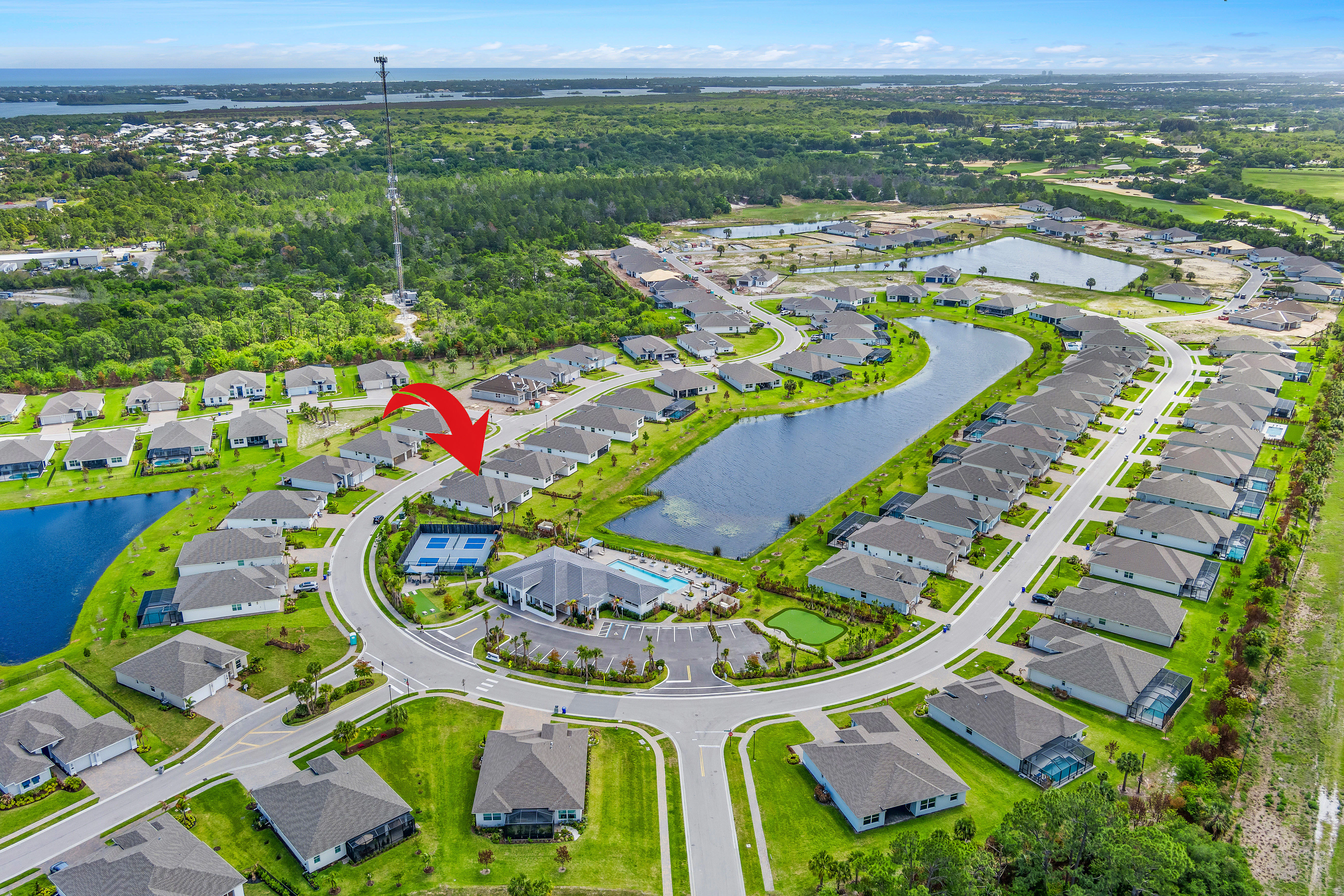 Aerial Locator | 6414 High Pointe Circle