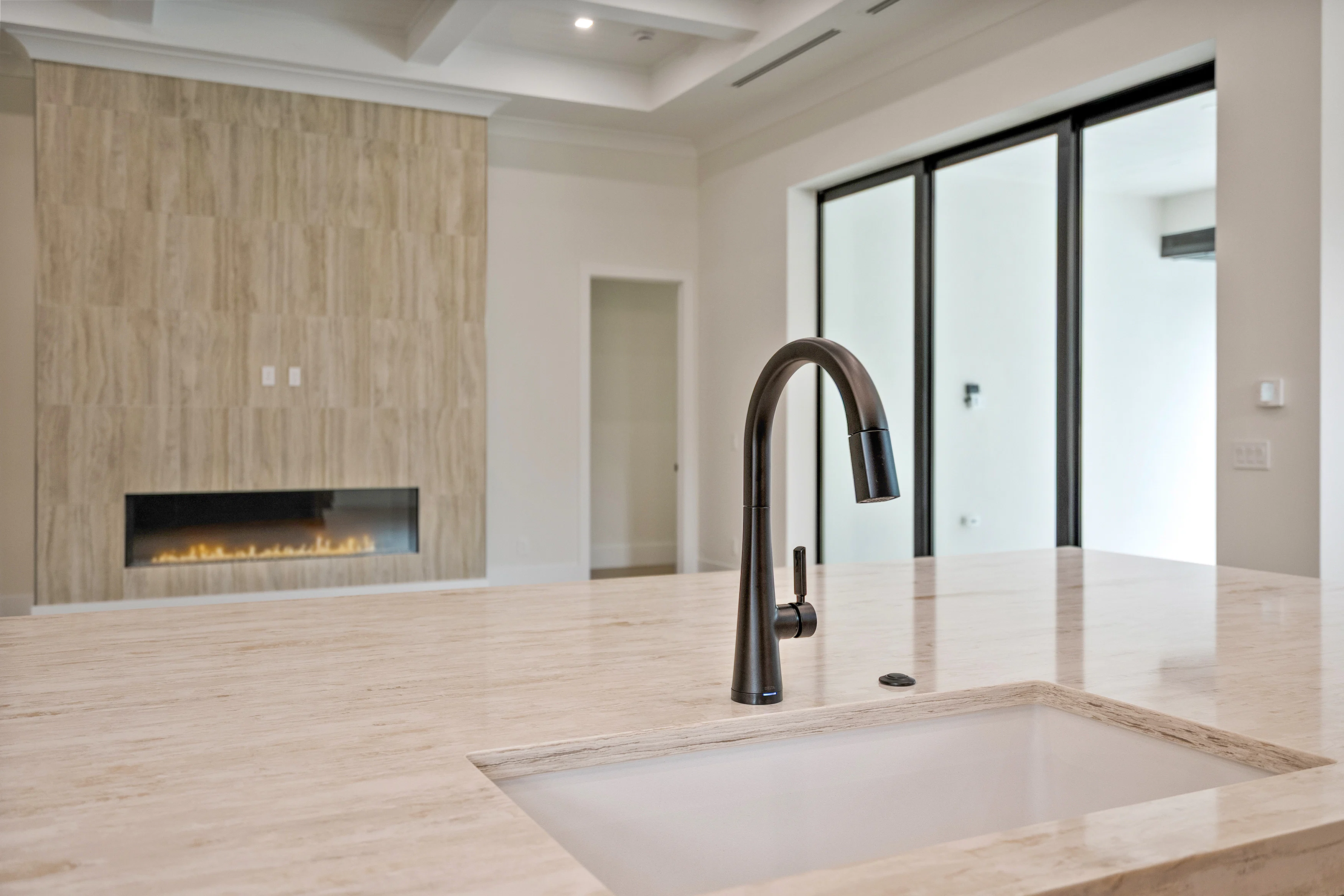 Kitchen Island to Great Room | 9160 Seaglass Ct
