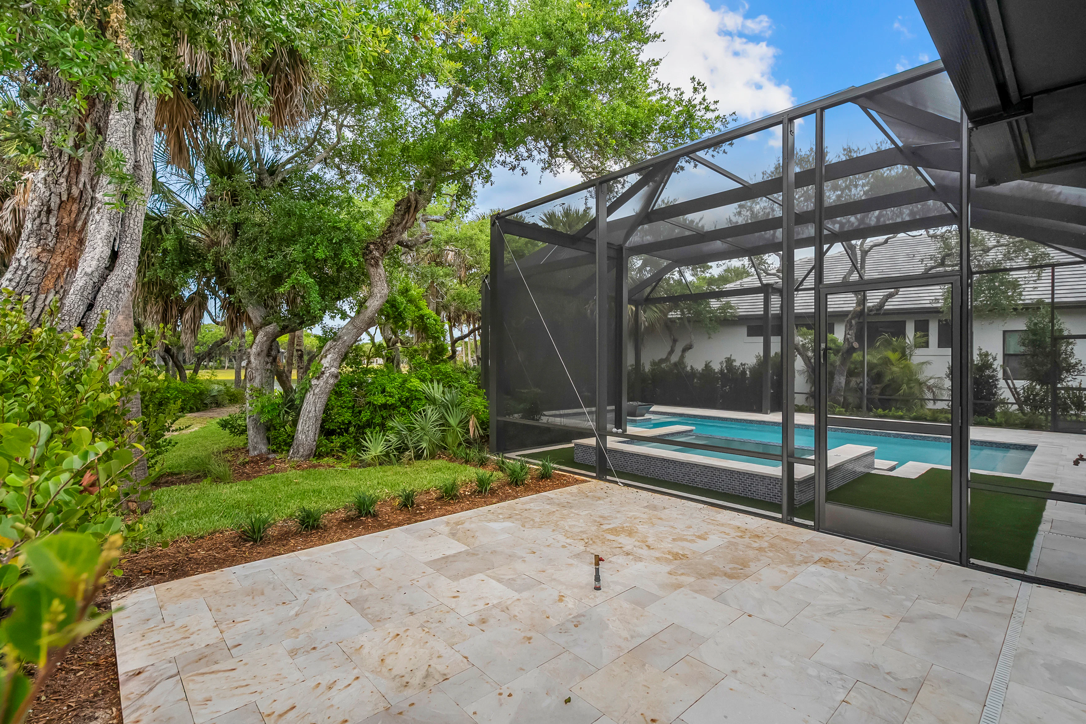Side Yard with Pool | 9160 Seaglass Ct