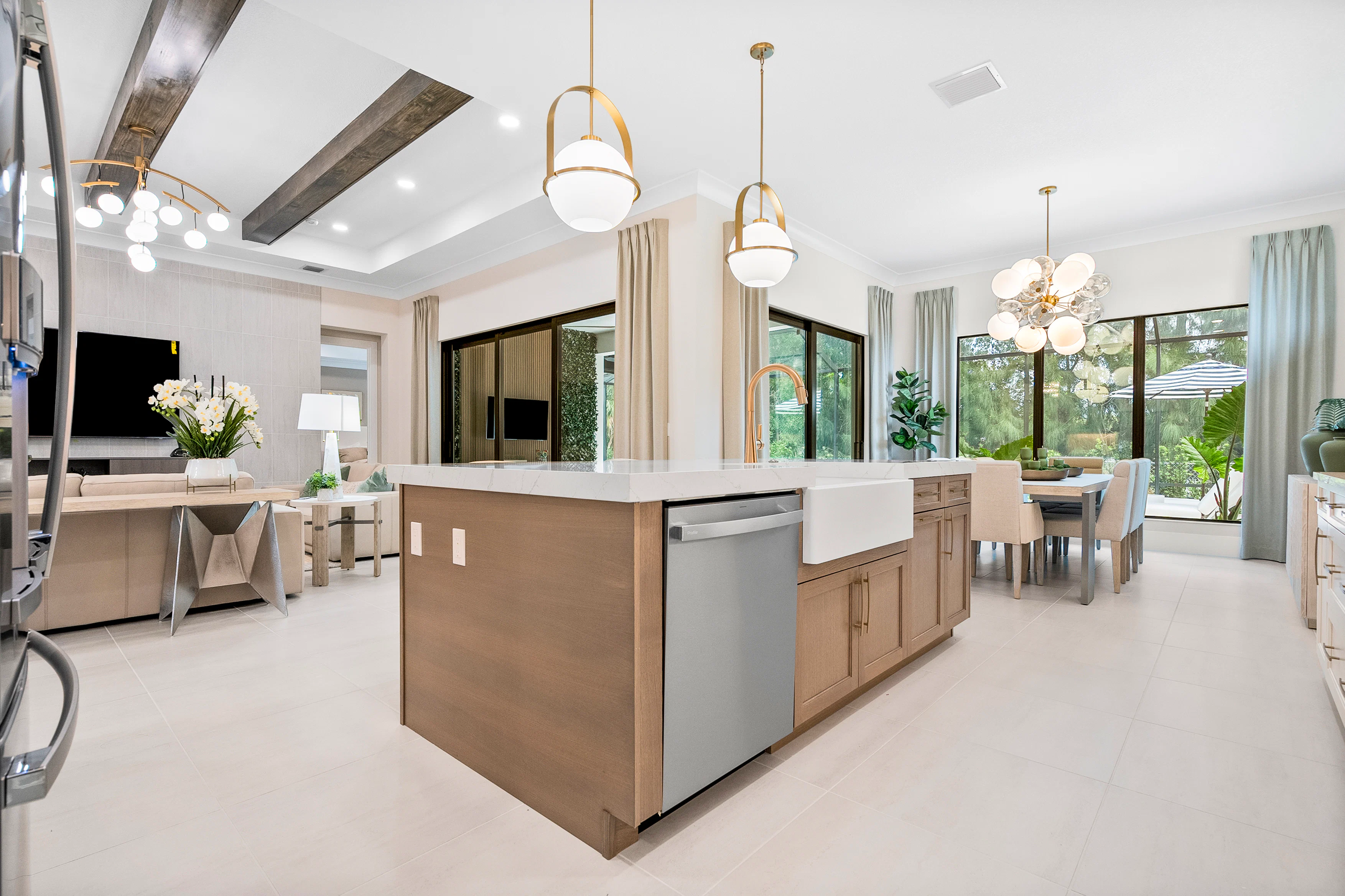 Kitchen to Great Room & Dining | Irvine Grande