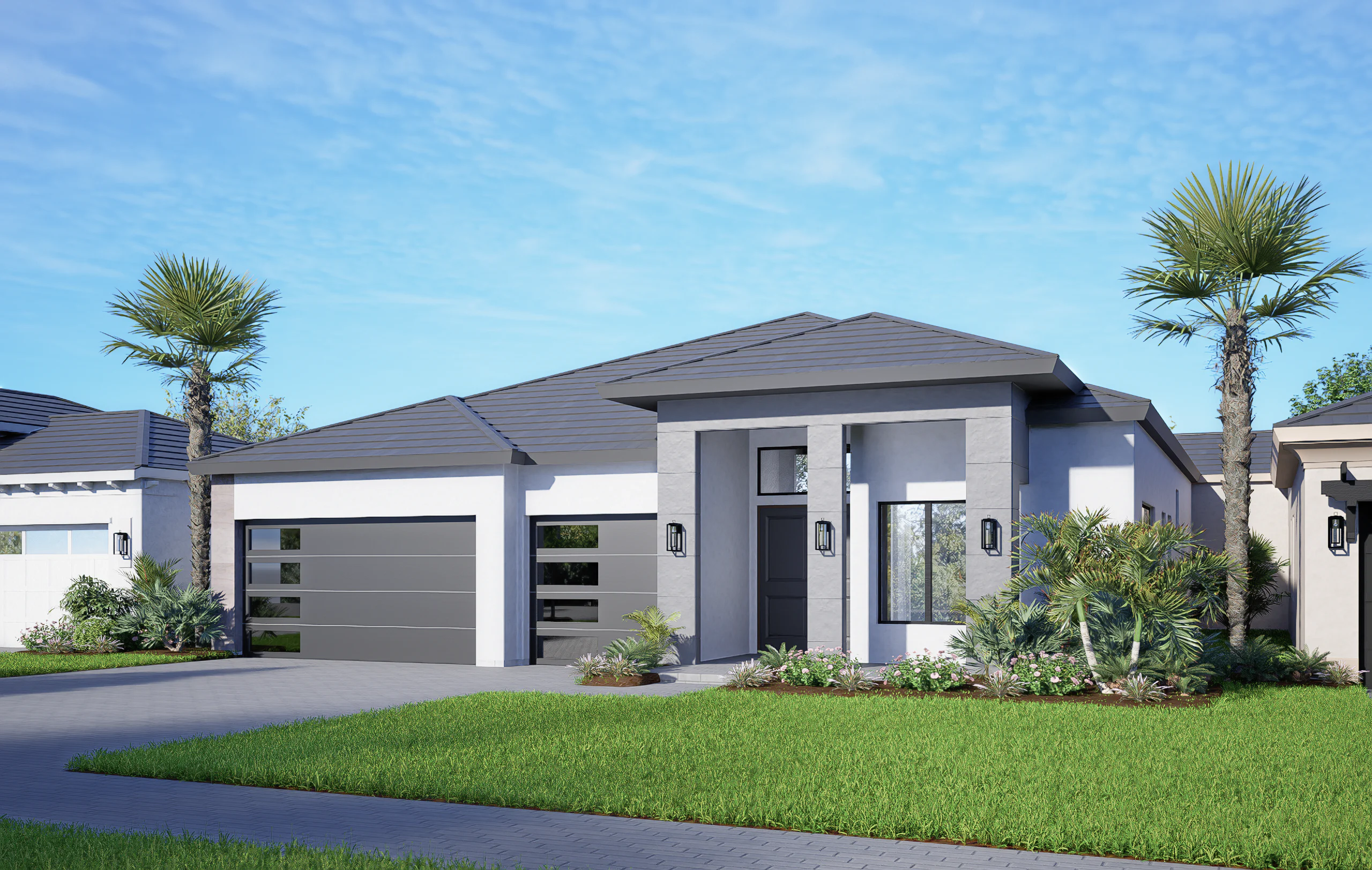Contemporary Elevation | Langston Model