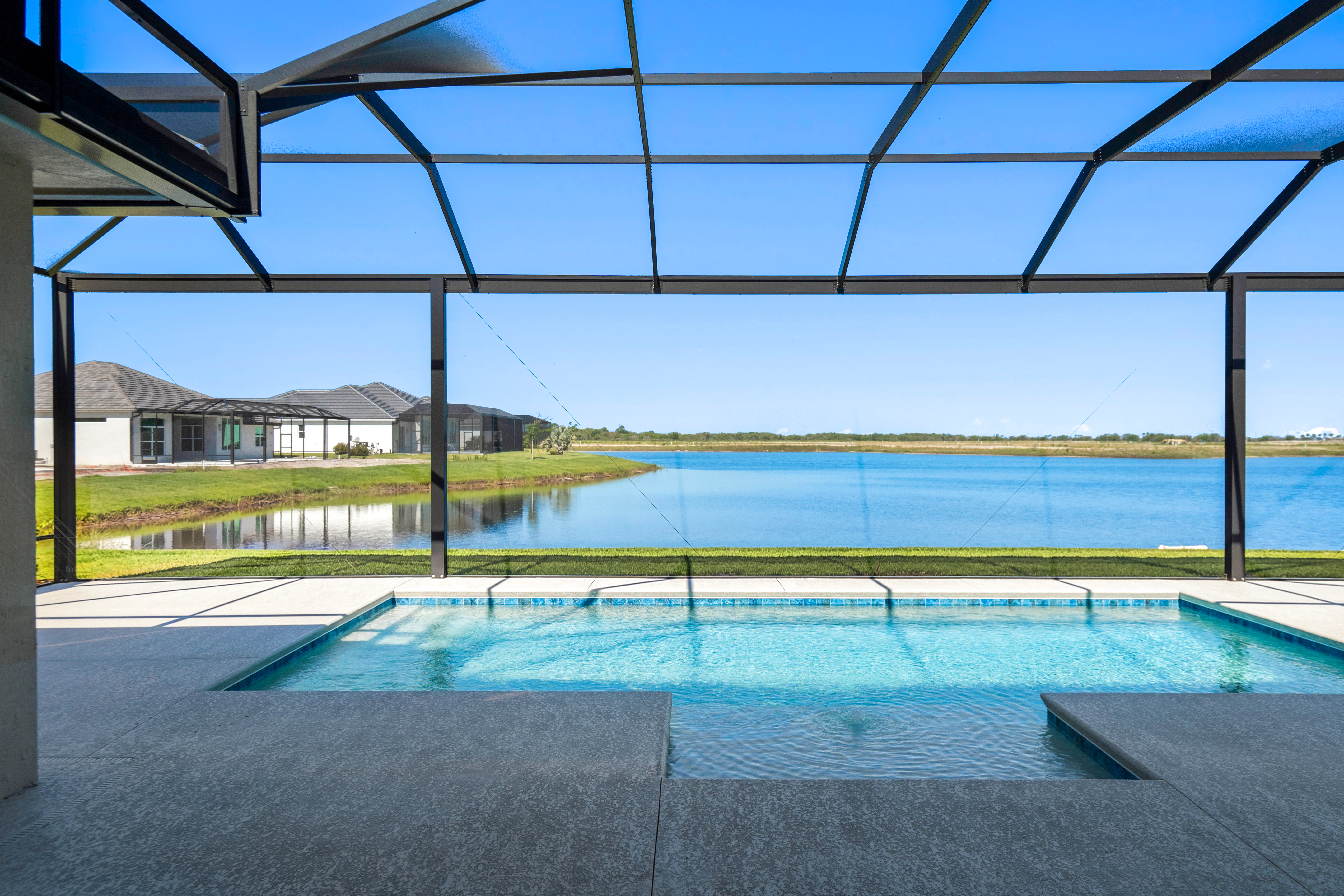 Pool and Backyard View | 14322 SW Belterra Drive