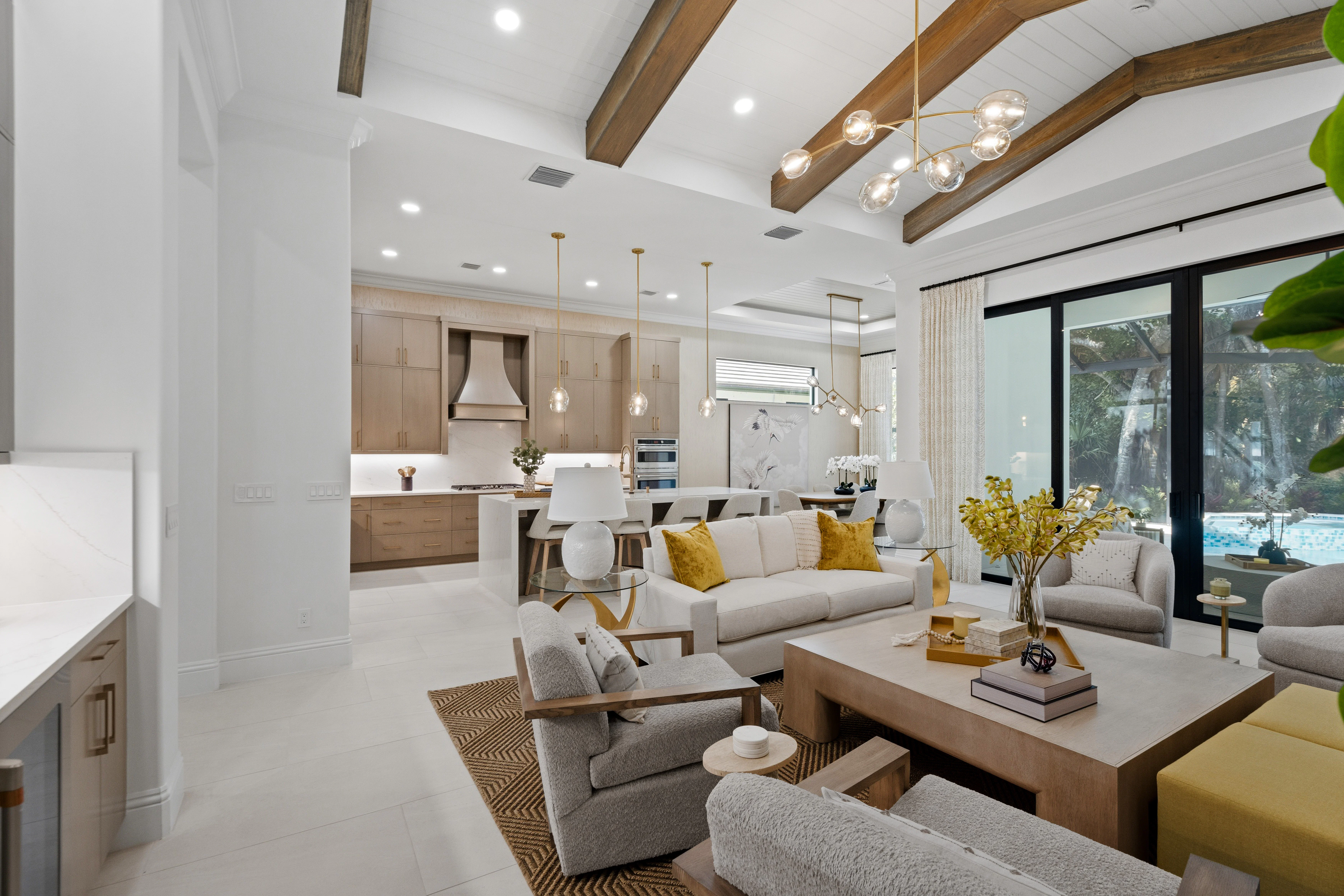 Great Room to Kitchen | 9241 Seaglass Ct