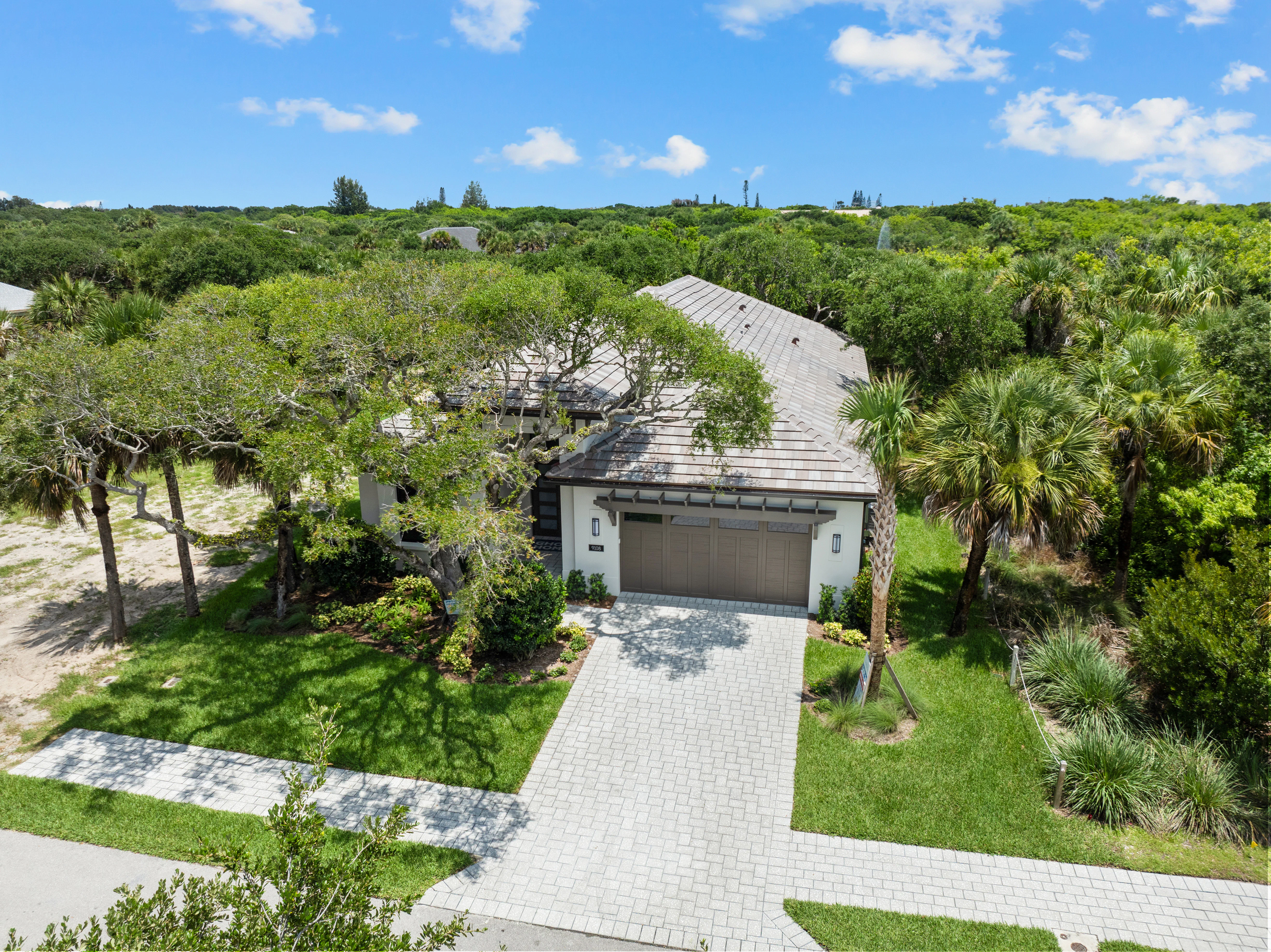 Front Elevation Drone | 9108 Seaglass Ct