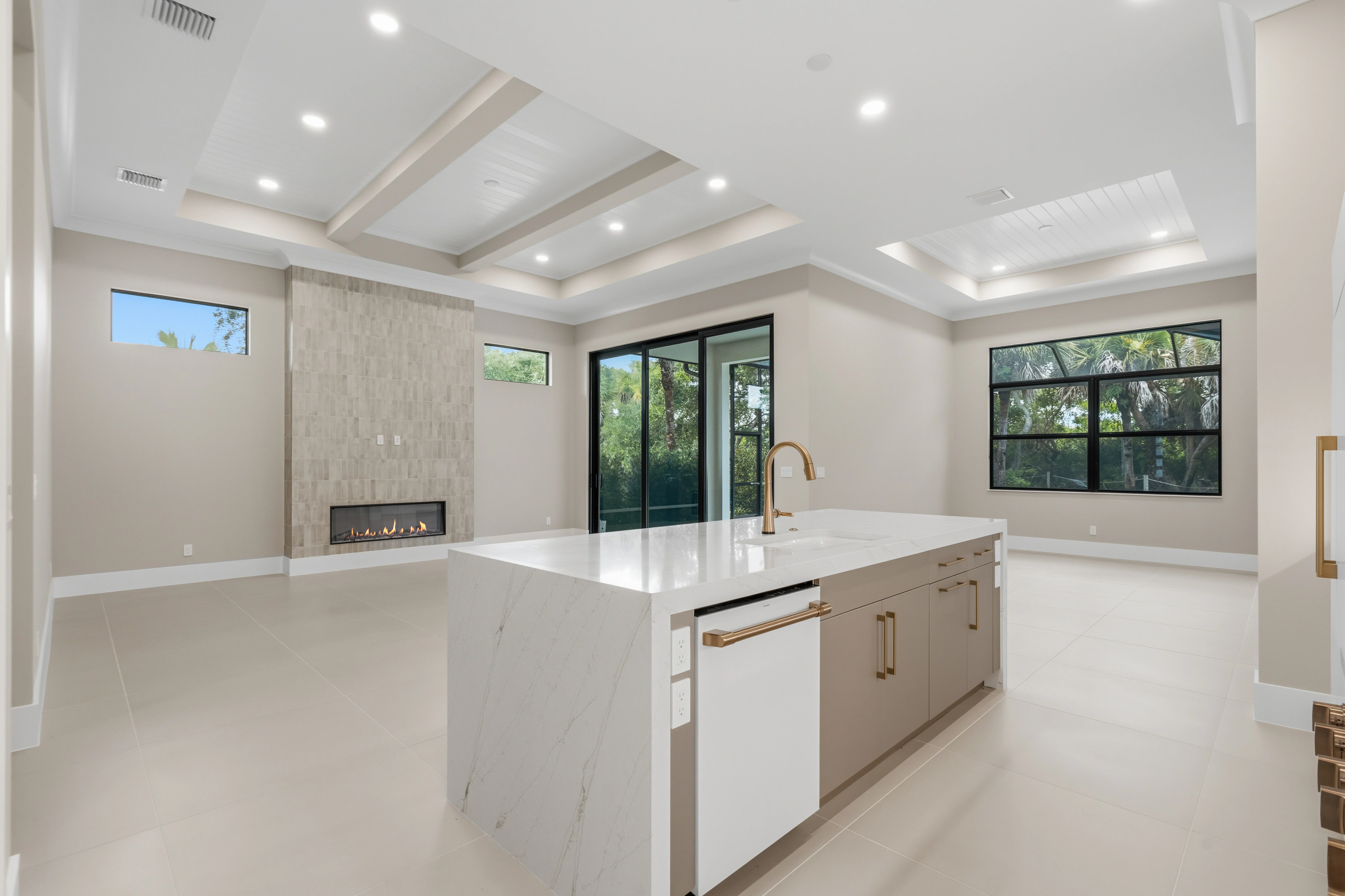 Kitchen to Great Room and Dining | 9108 Seaglass Ct