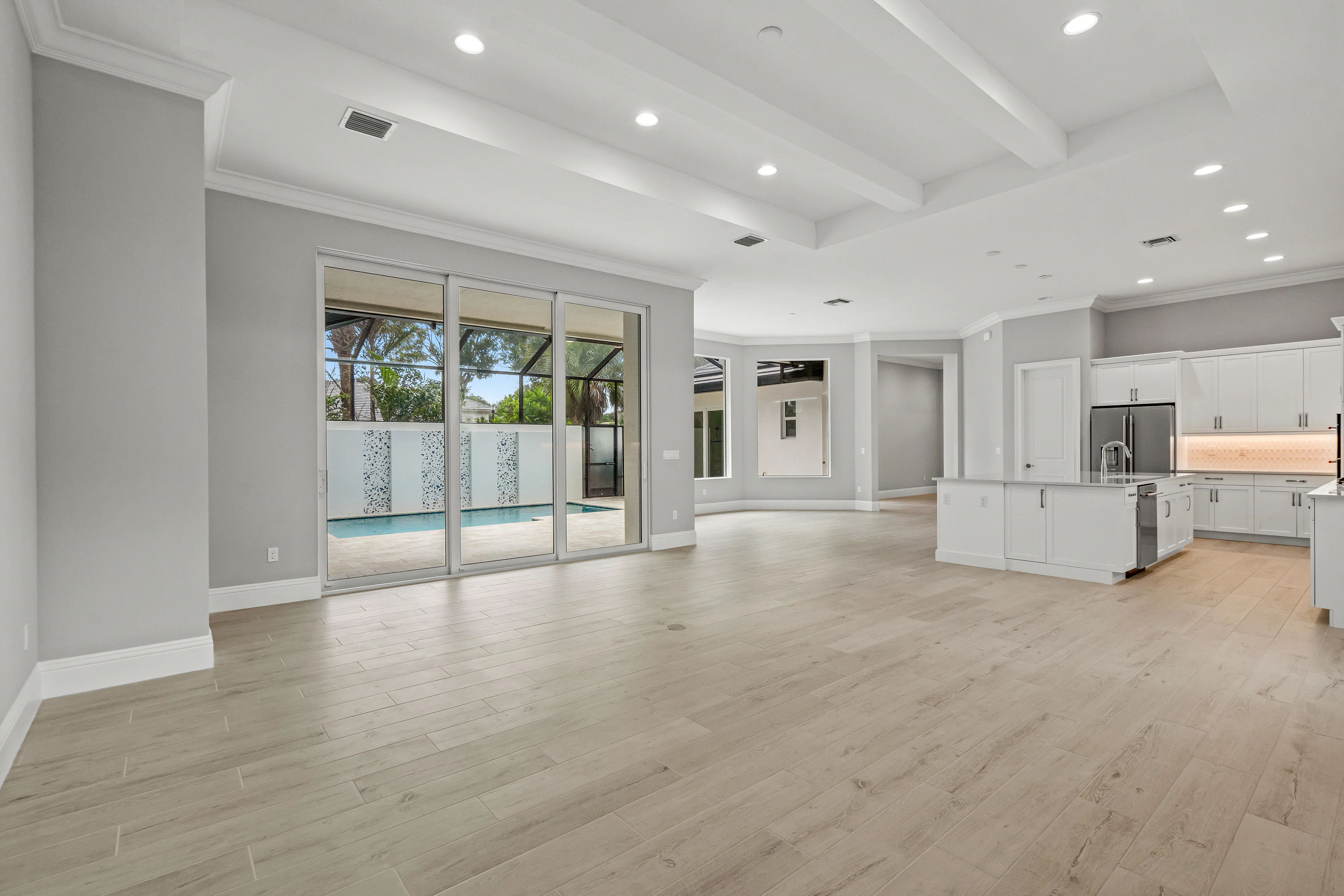 Great Room, Kitchen and Dining | 4133 Lucaya Pointe Wayv