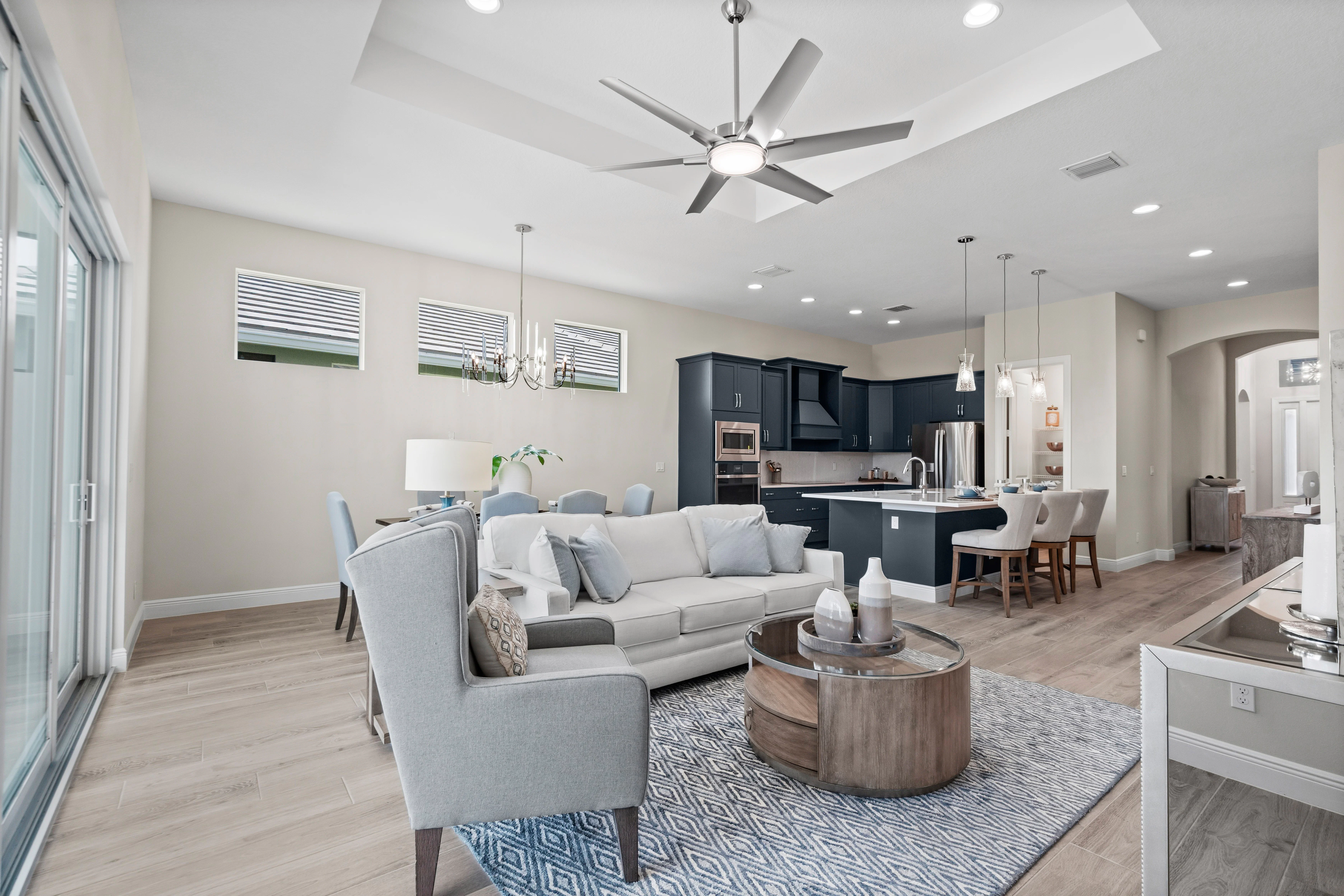 Great Room to Kitchen | 12501 SW Sunset Lake Terrace