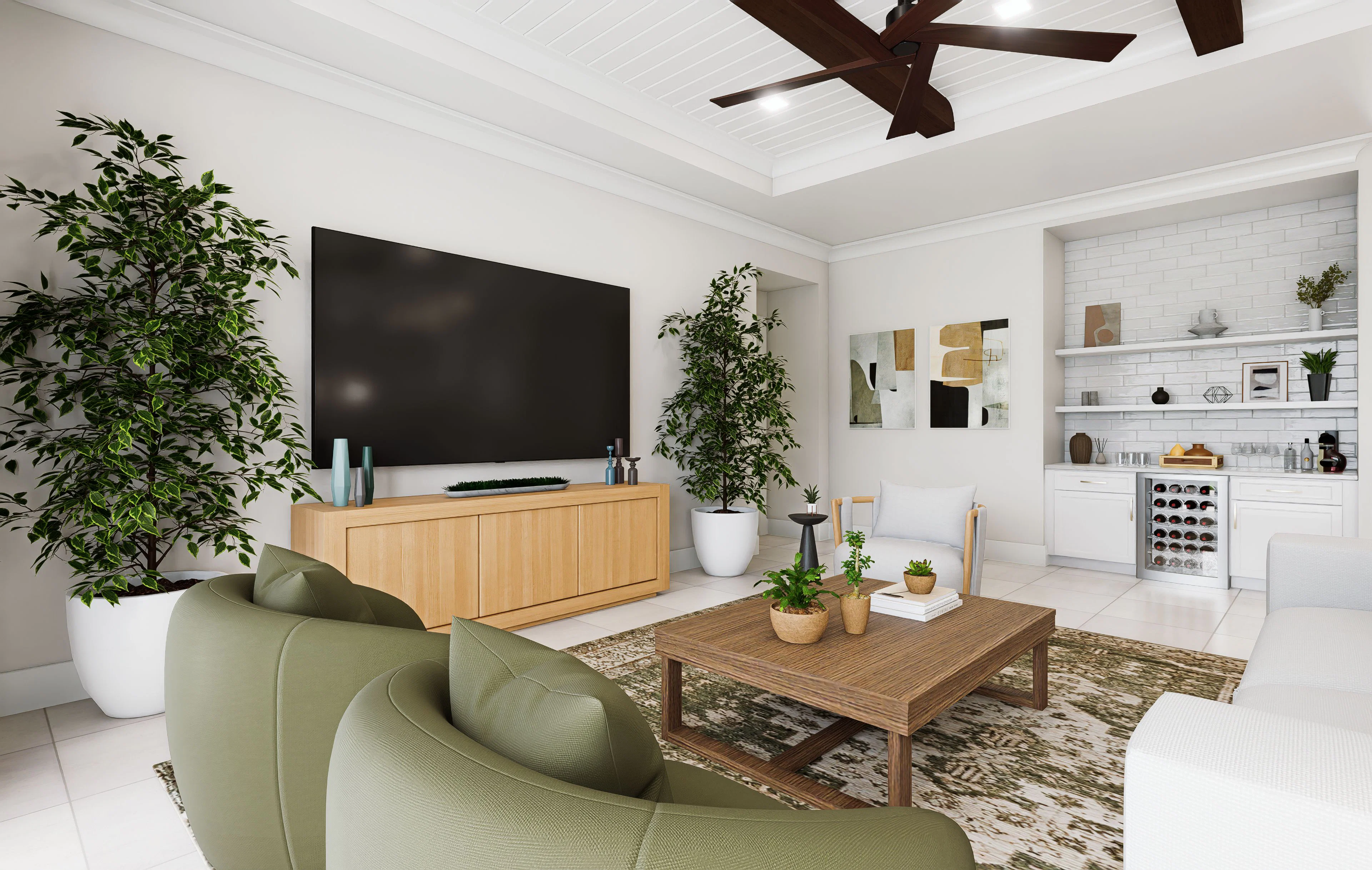 Great Room Virtual Rendering | Sterling