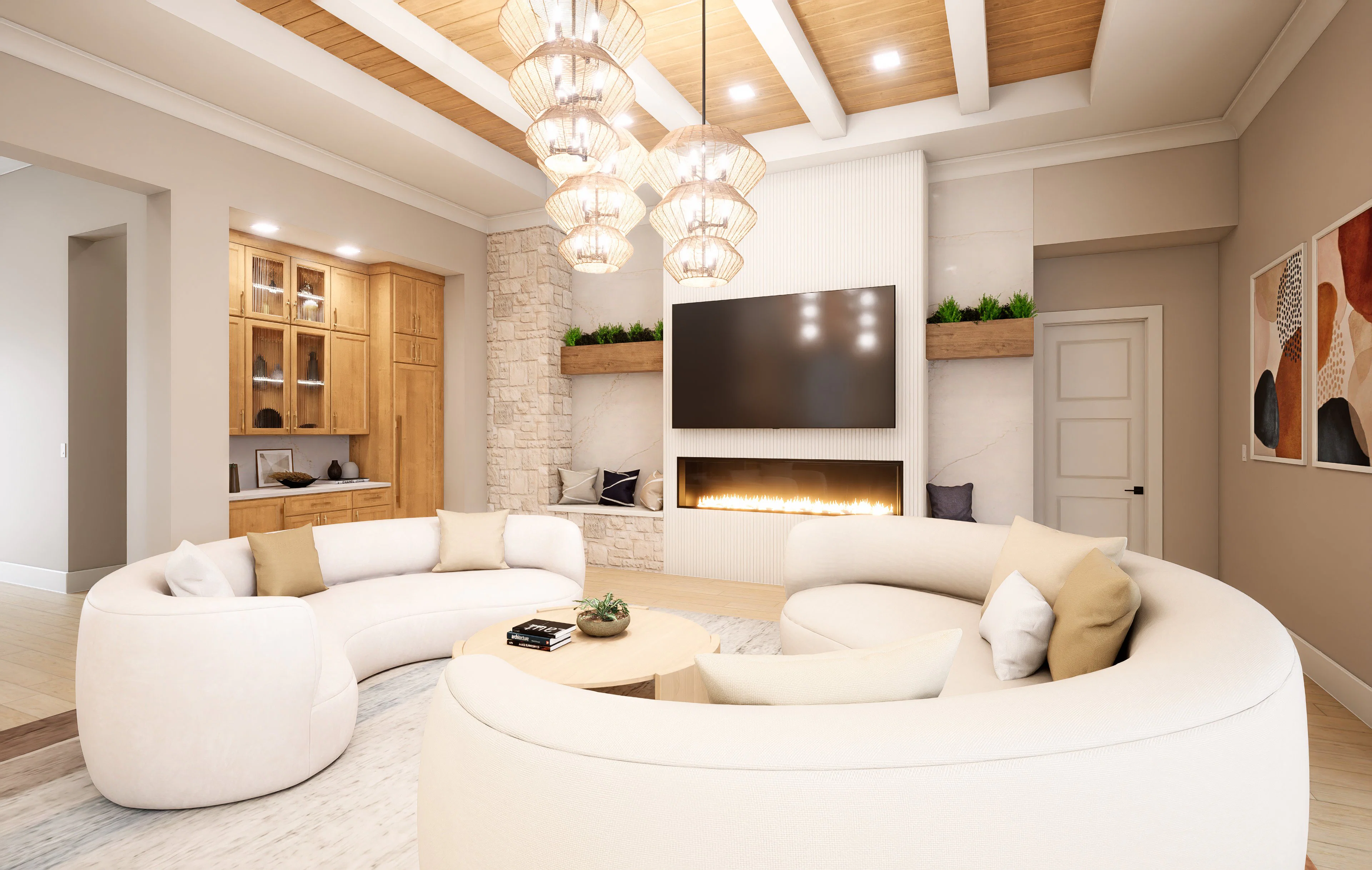 Great Room Virtual Rendering | Bridgewater