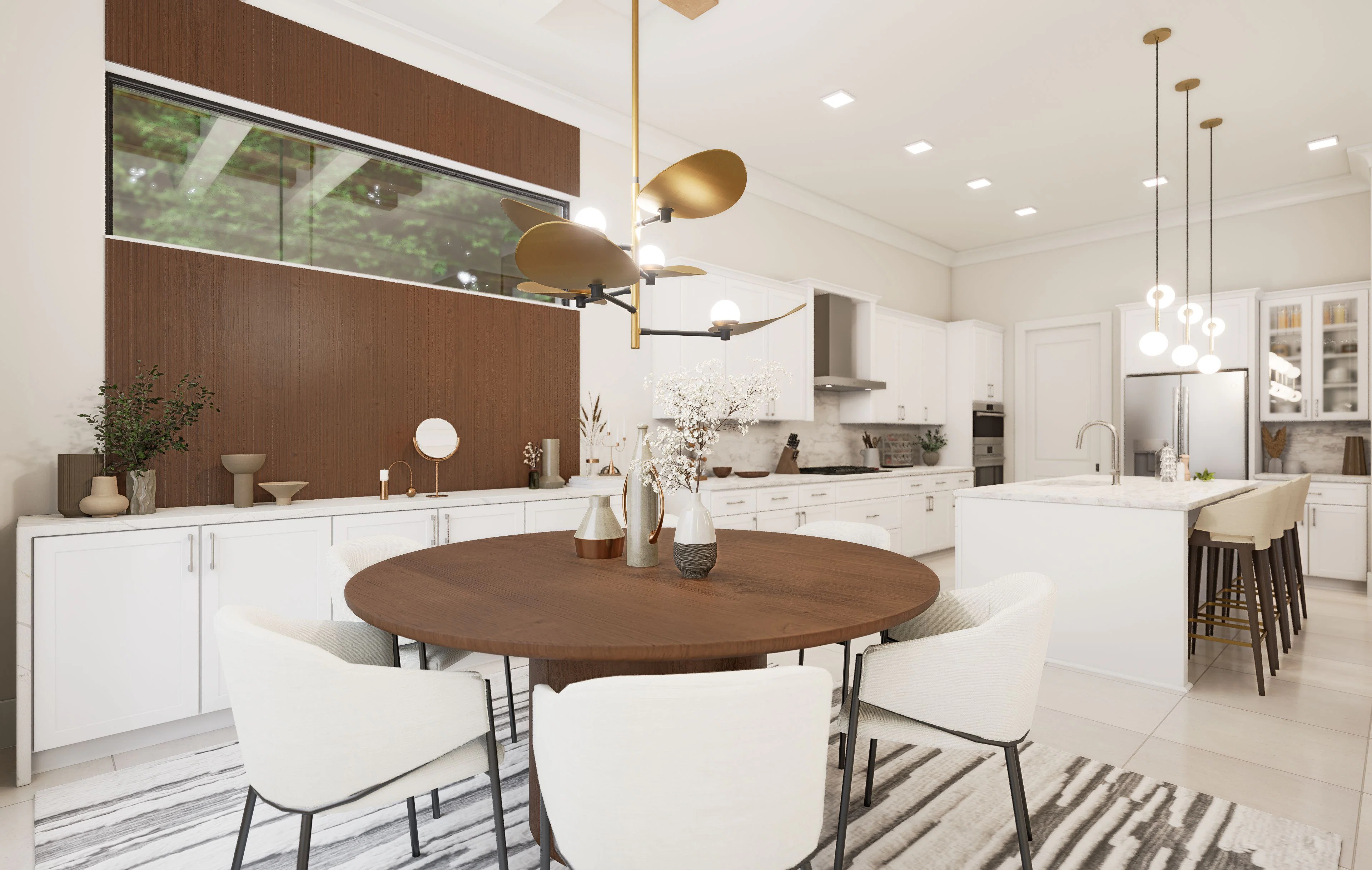 Dining to Kitchen Virtual Interior | Merrit