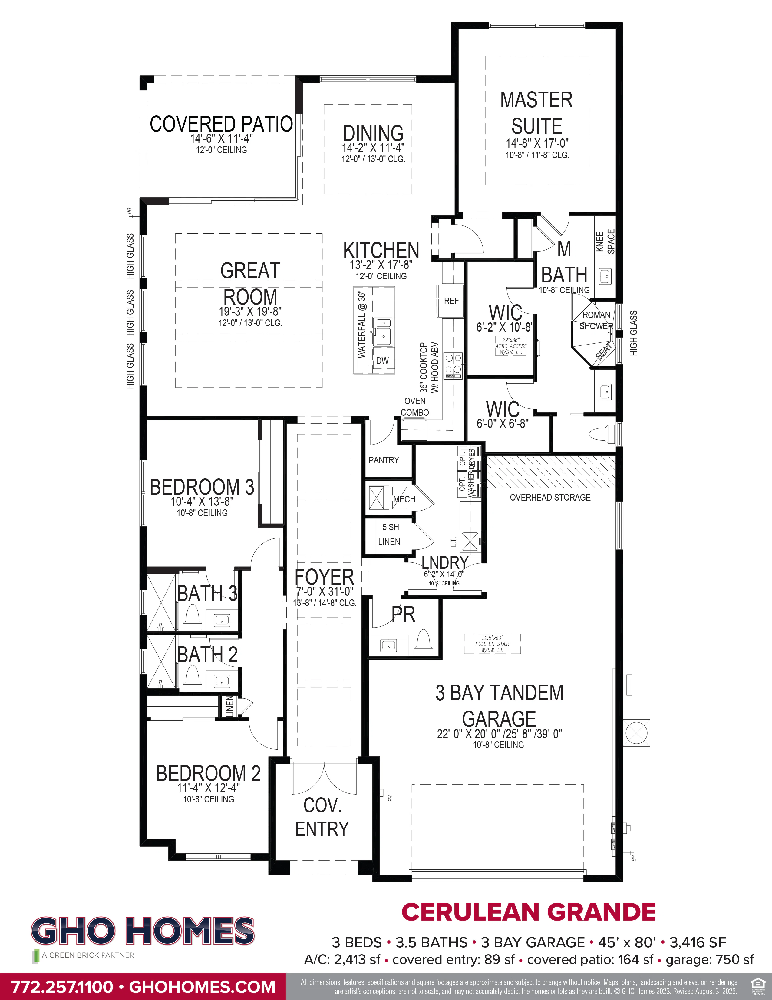 Cerulean Grande Floorplan
