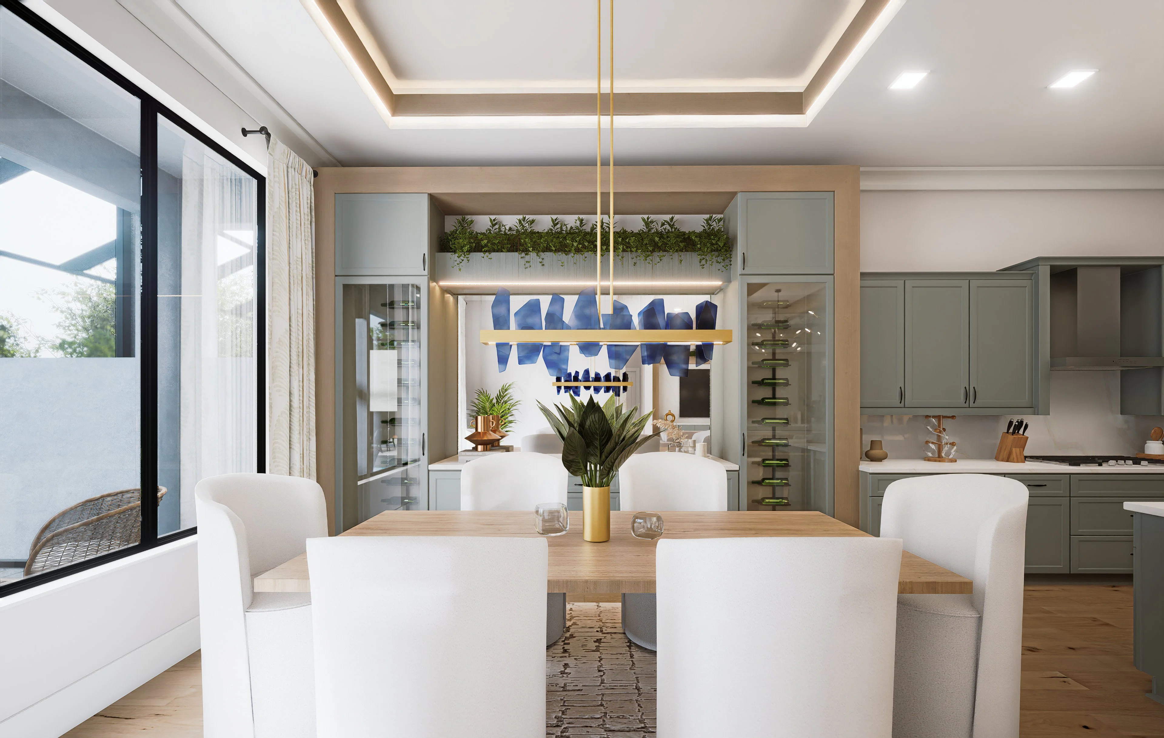 Dining Virtual Interior | Langston