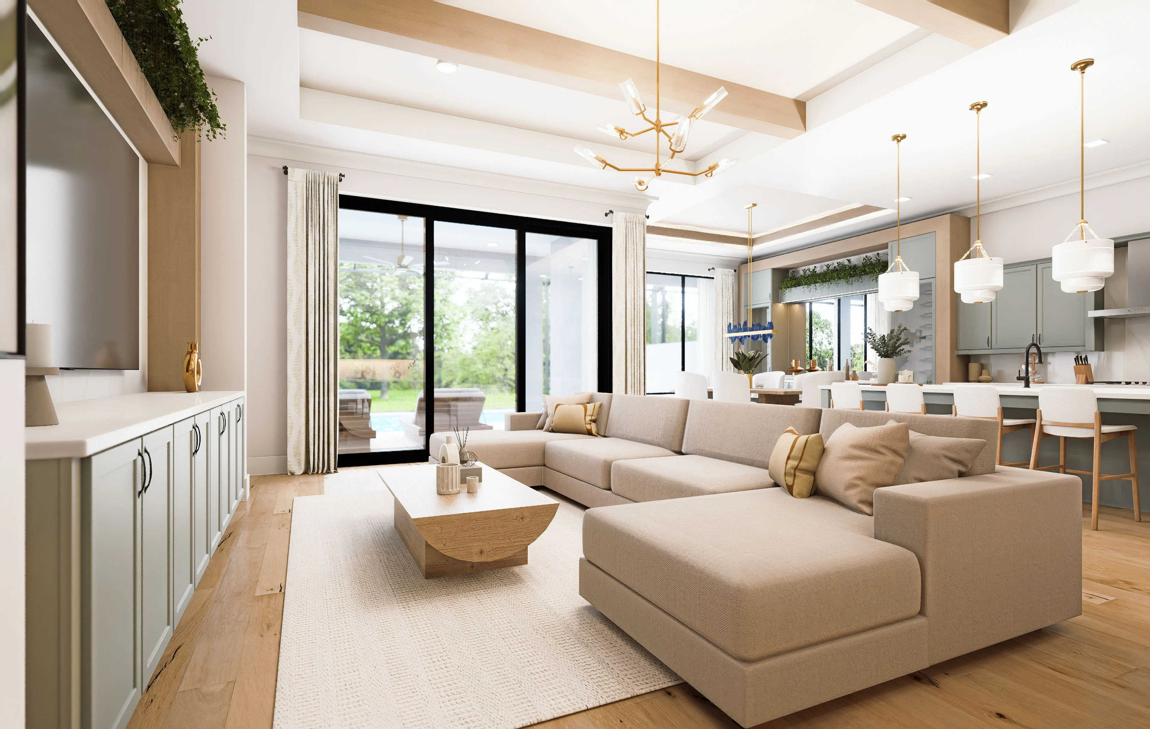 Great Room Virtual Interior | Langston