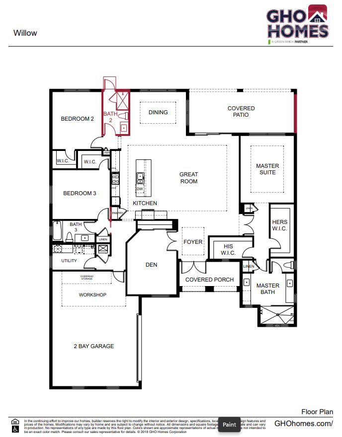 Willow Floorplan