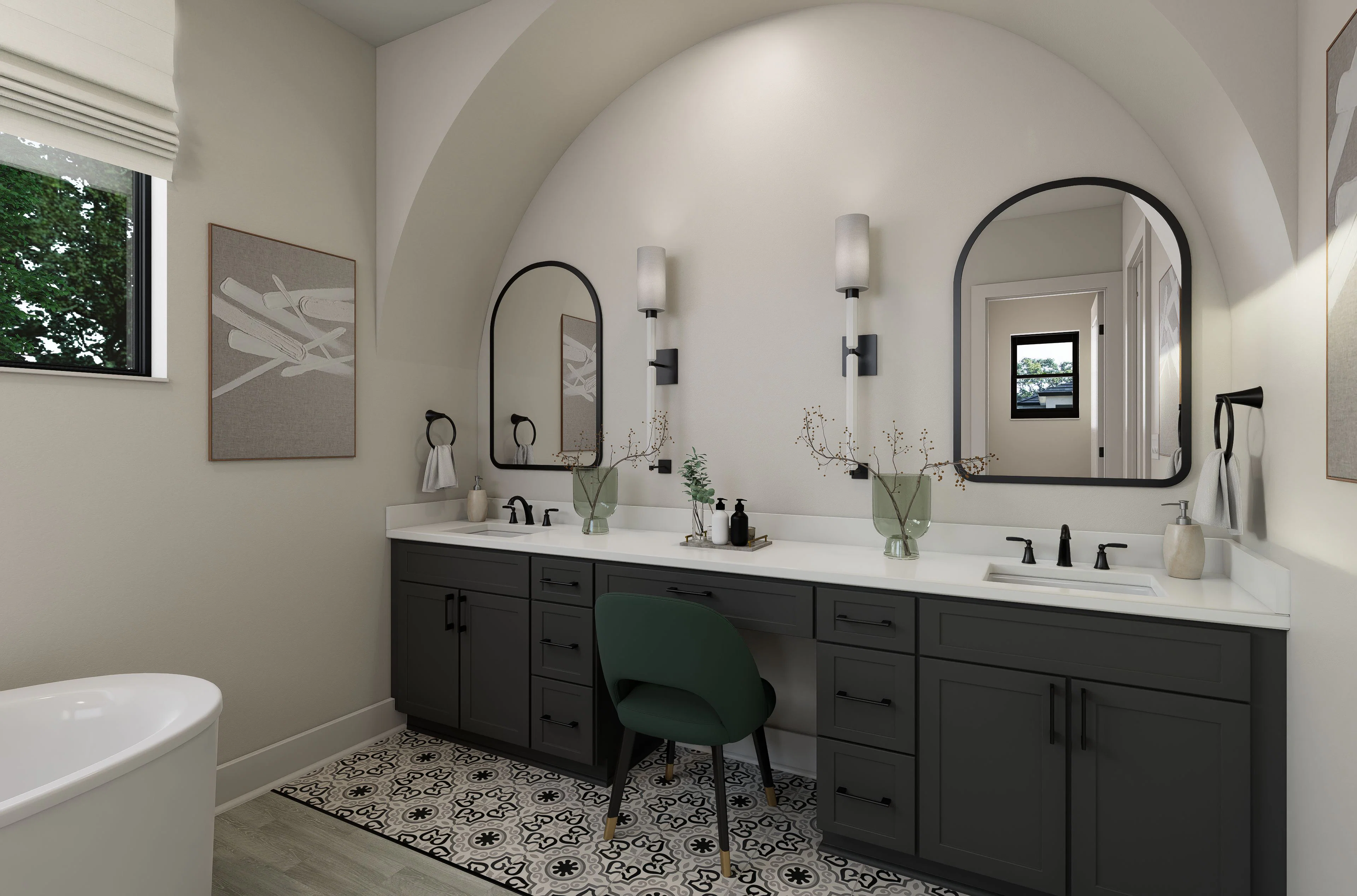 Master Bath | Tilden Virtual Rendering
