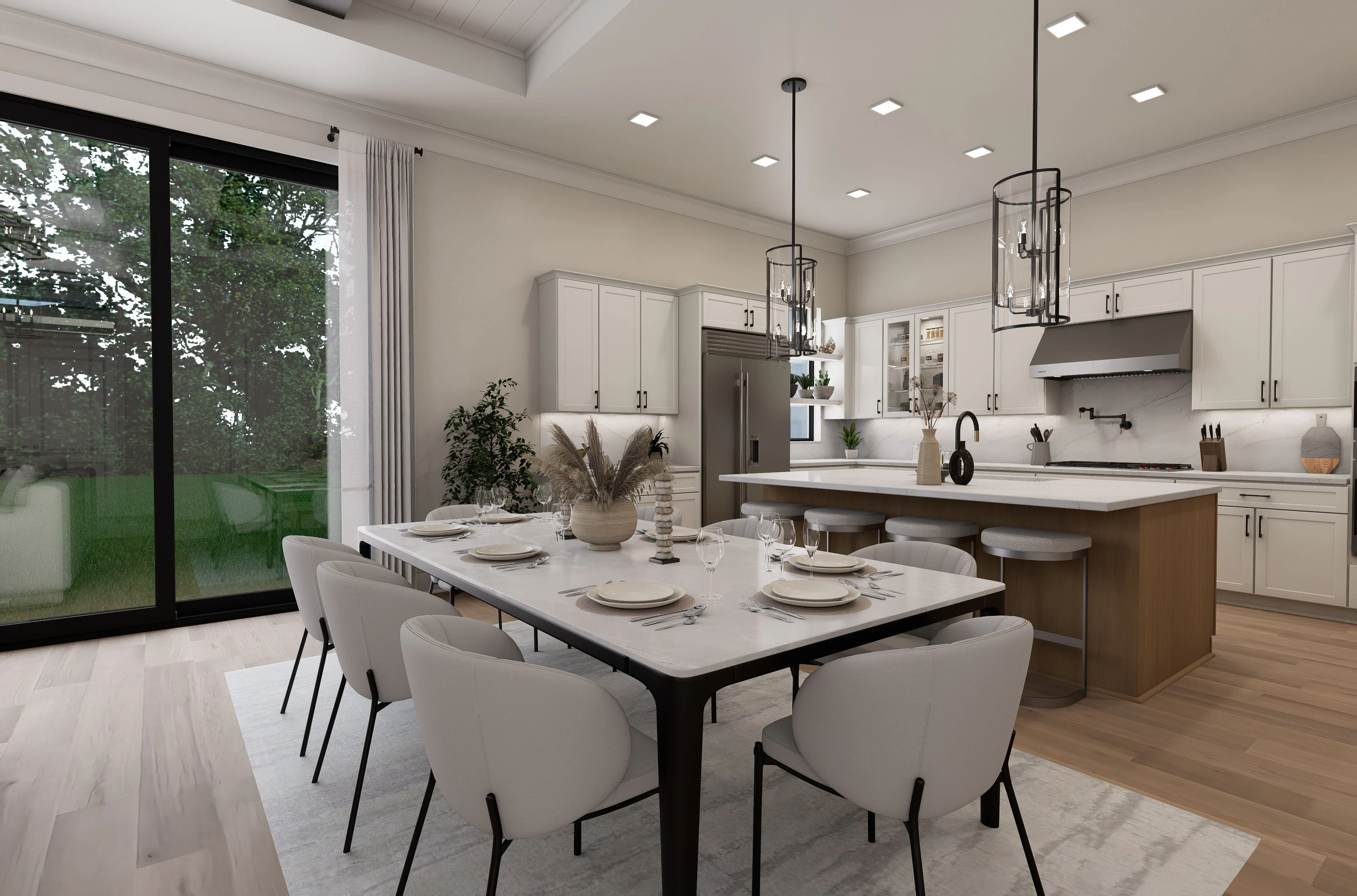 Dining and Kitchen | Tilden Virtual Rendering