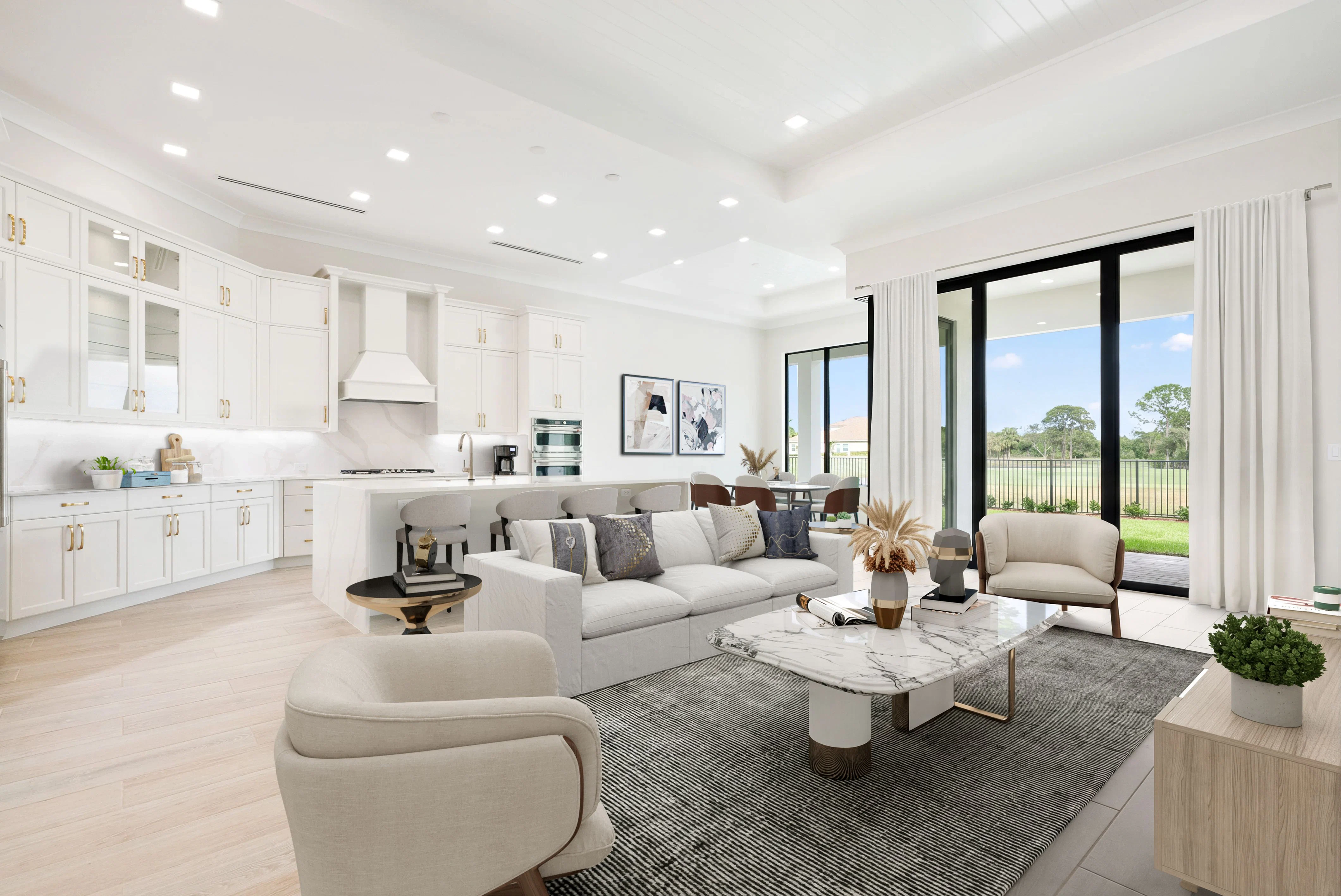 Great Room Virtually Staged | 109 SE Via VeronaGreat Room Virtually Staged | 109 SE Via Verona