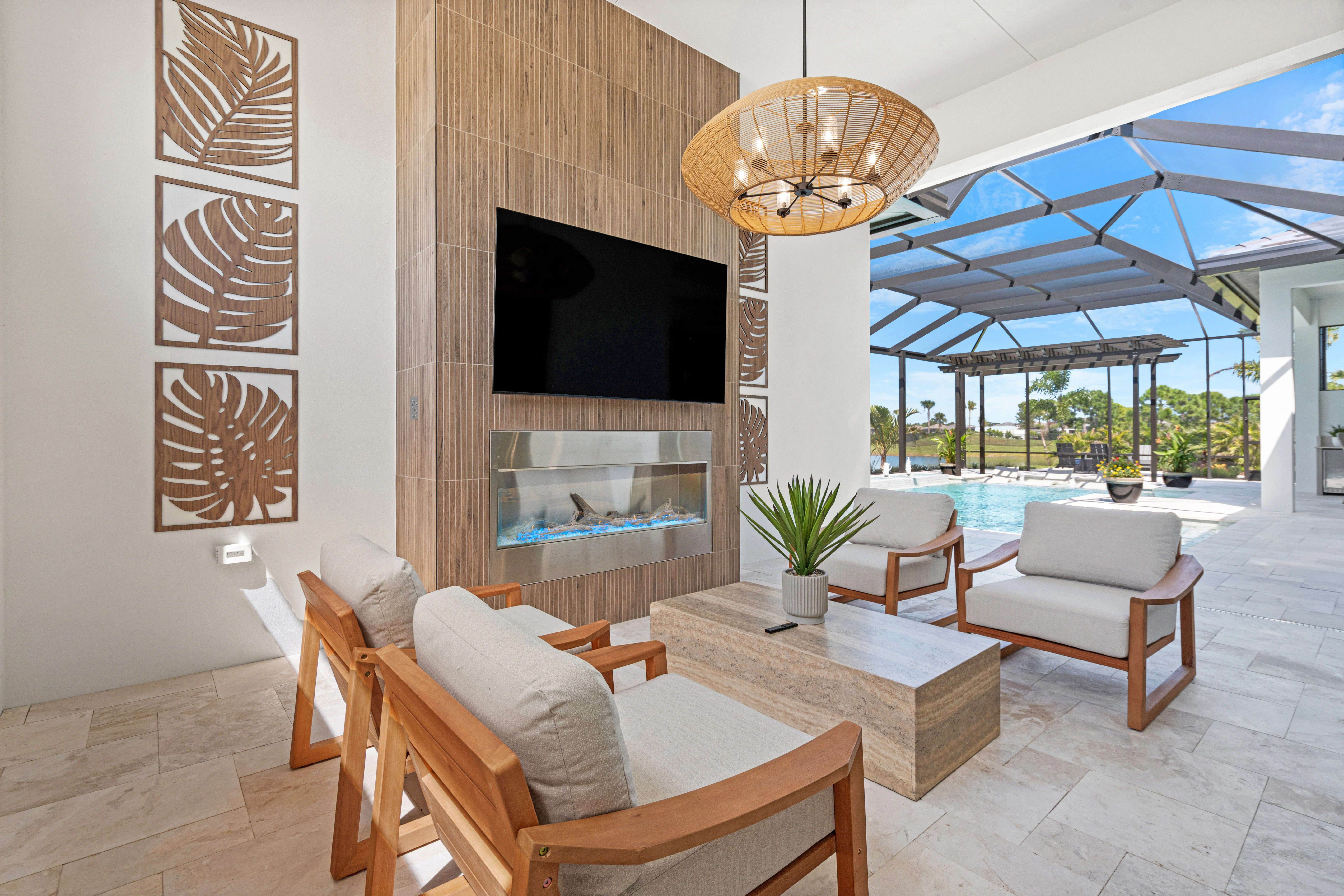 Strand Bridgewater Exterior Fireplace