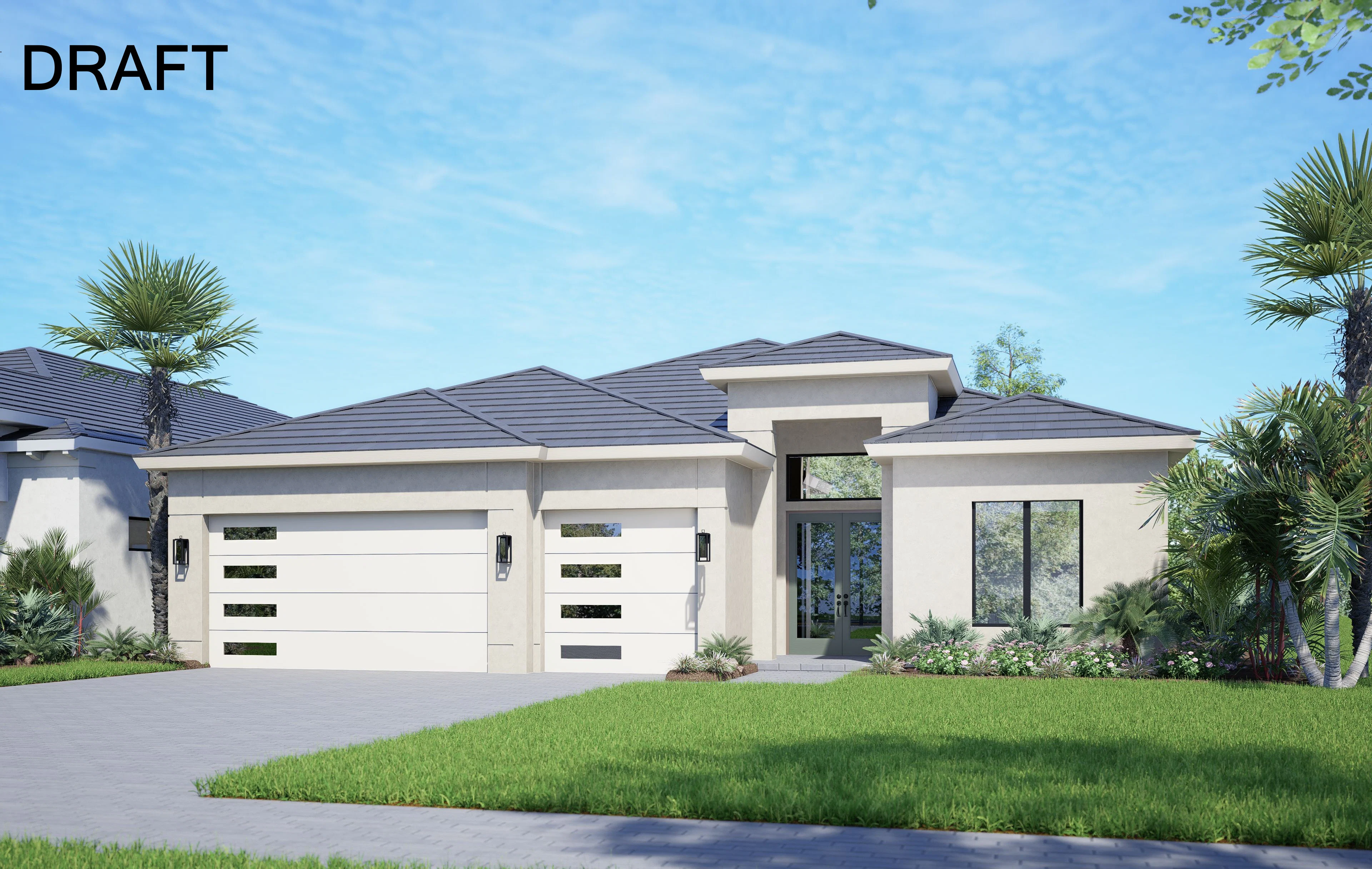 Contemporary Elevation | Merrit Model